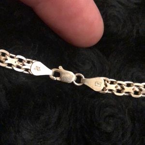 🔥Vintage 925 Italy silver chain.